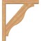 Ekena Millwork Funston Block Smooth Bracket w/ Offset Brace, Western Red Cedar, 5 1/2"W x 36"D x 40"H BKT0604X36X40FST05SWR - alternate 4
